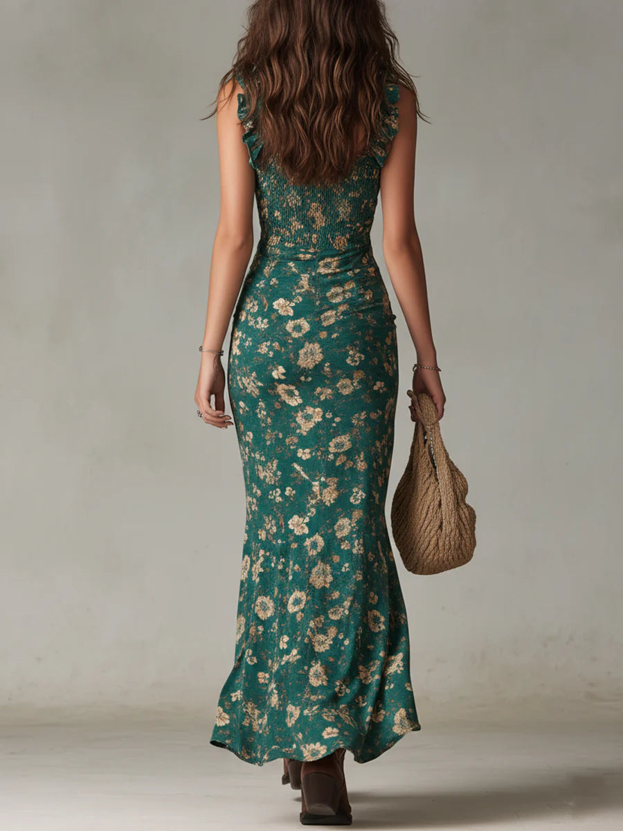 Bianca - Robe boho fleurie au charme sauvage