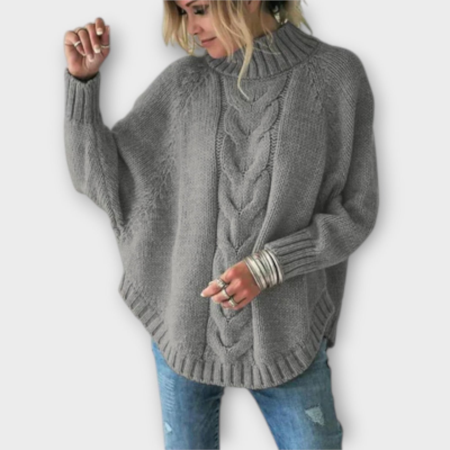 Elysian - Maglione con motivo a trecce