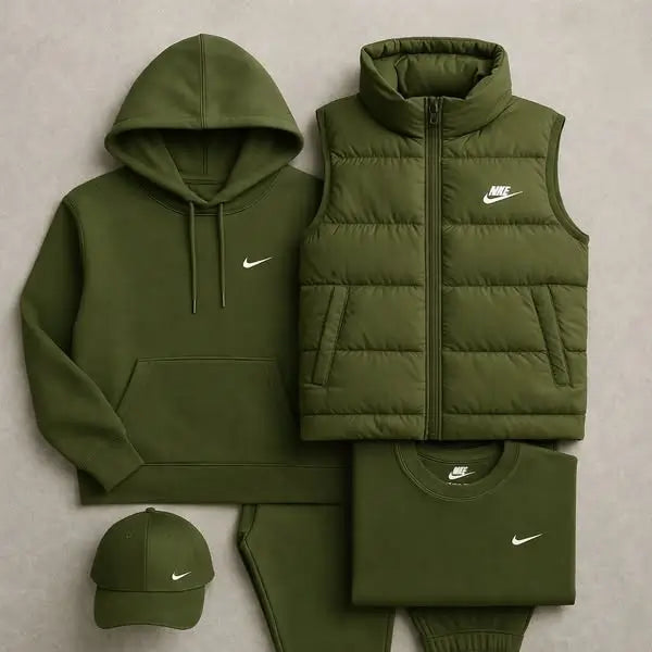 Ensemble NK™ 5 pièces — Sweat, pantalon, veste, t-shirt et casquette