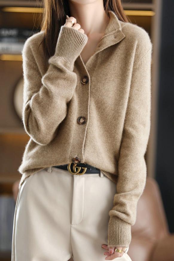 Margaux™ | Cardigan Classique à Boutons