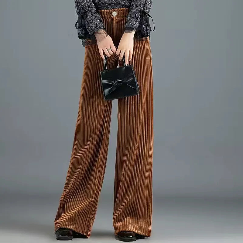 Mathilde™ | Pantalon Vintage en Velours Côtelé