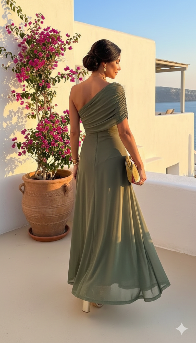 Uma | Robe Longue Fluide Élégante Jour et Nuit