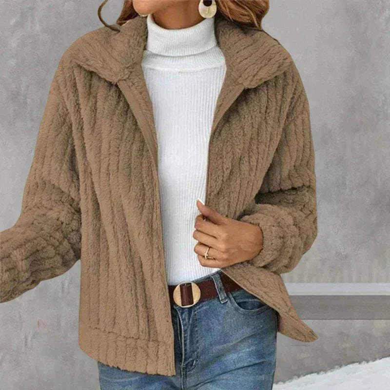 Mandy™ | Cardigan Stylé en Peluche