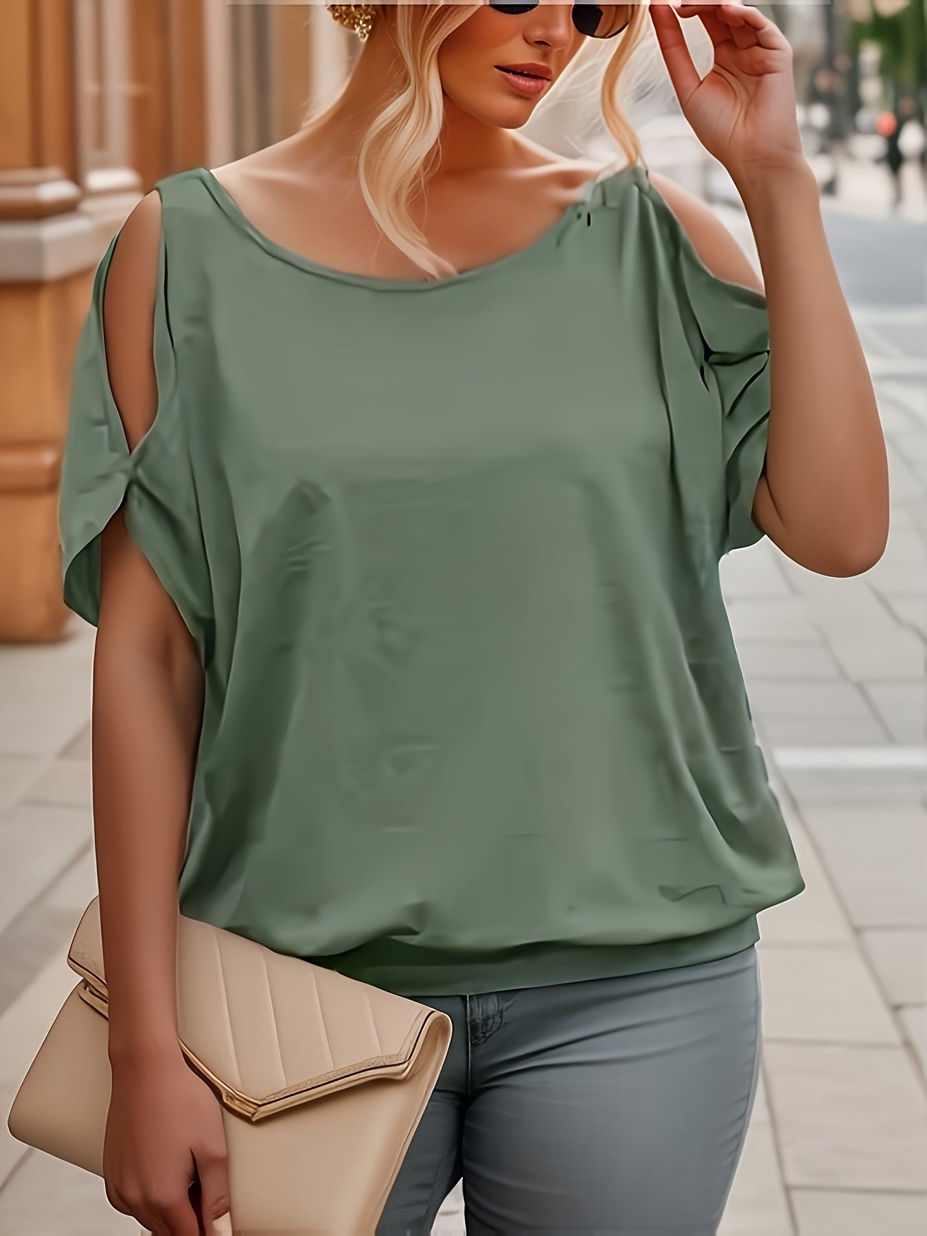 Fleurine™ | Top à Épaules Dégagées