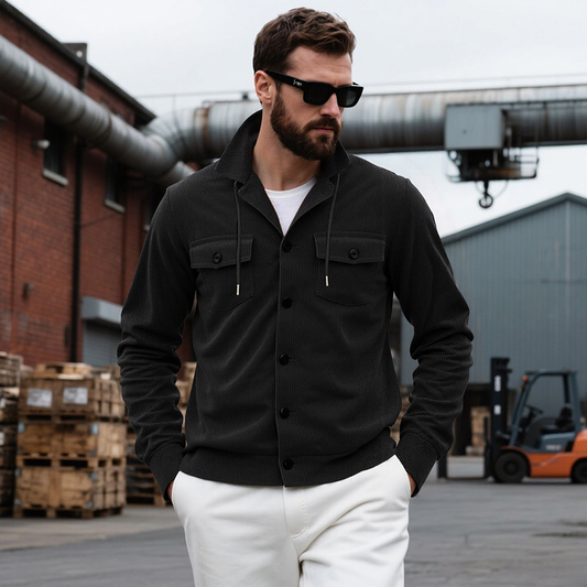 Bruno™ | Veste en velours côtelé avec boutons