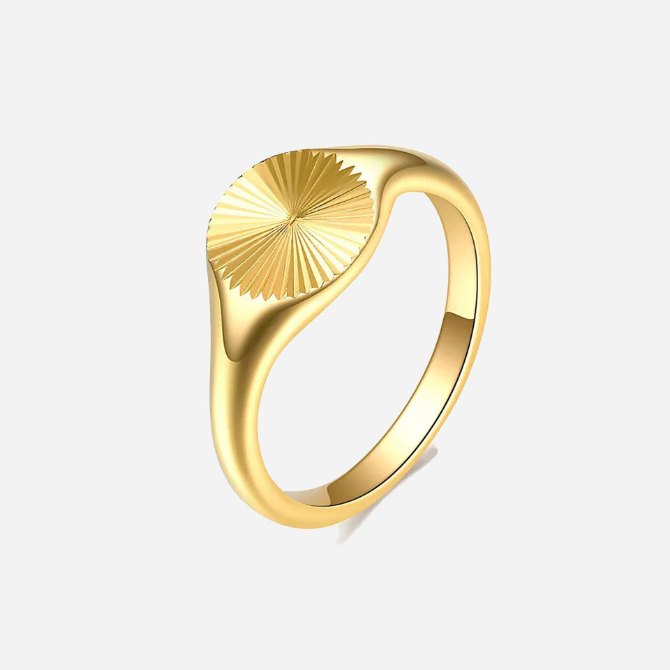 Bague Sunburst en Or 18K