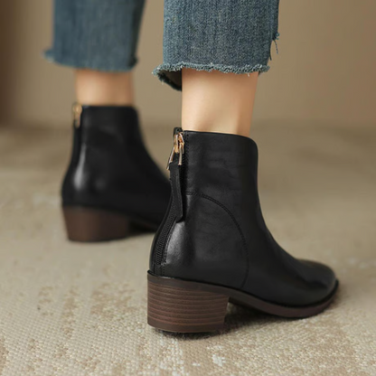 Lorène™ | Bottines de Luxe avec Talon Élégant