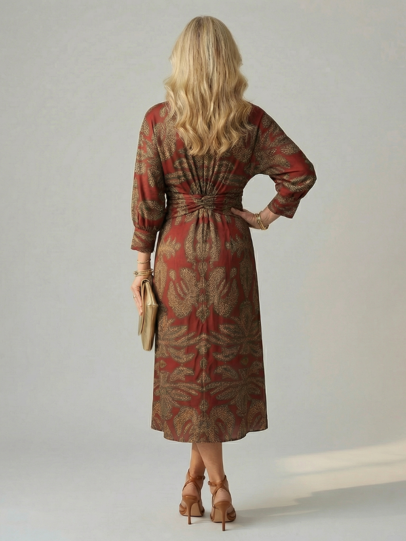 Alicja | Robe Midi Portefeuille