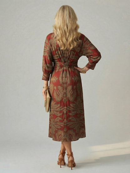 Alicja | Robe Midi Portefeuille