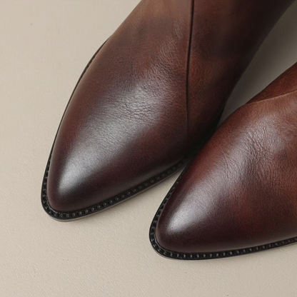 Lorène™ | Bottines de Luxe avec Talon Élégant