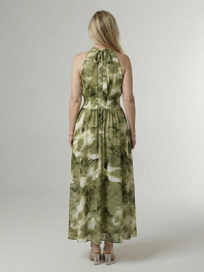 Martyna | Robe Midi Halter