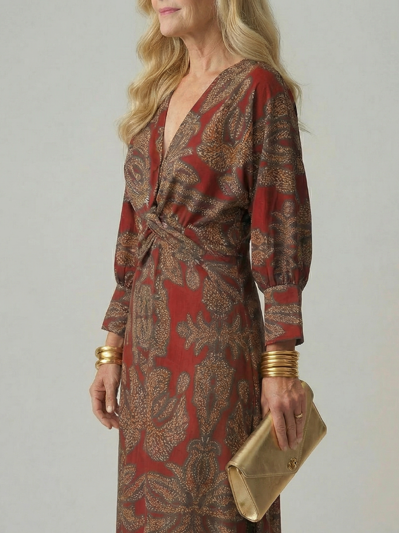 Alicja | Robe Midi Portefeuille