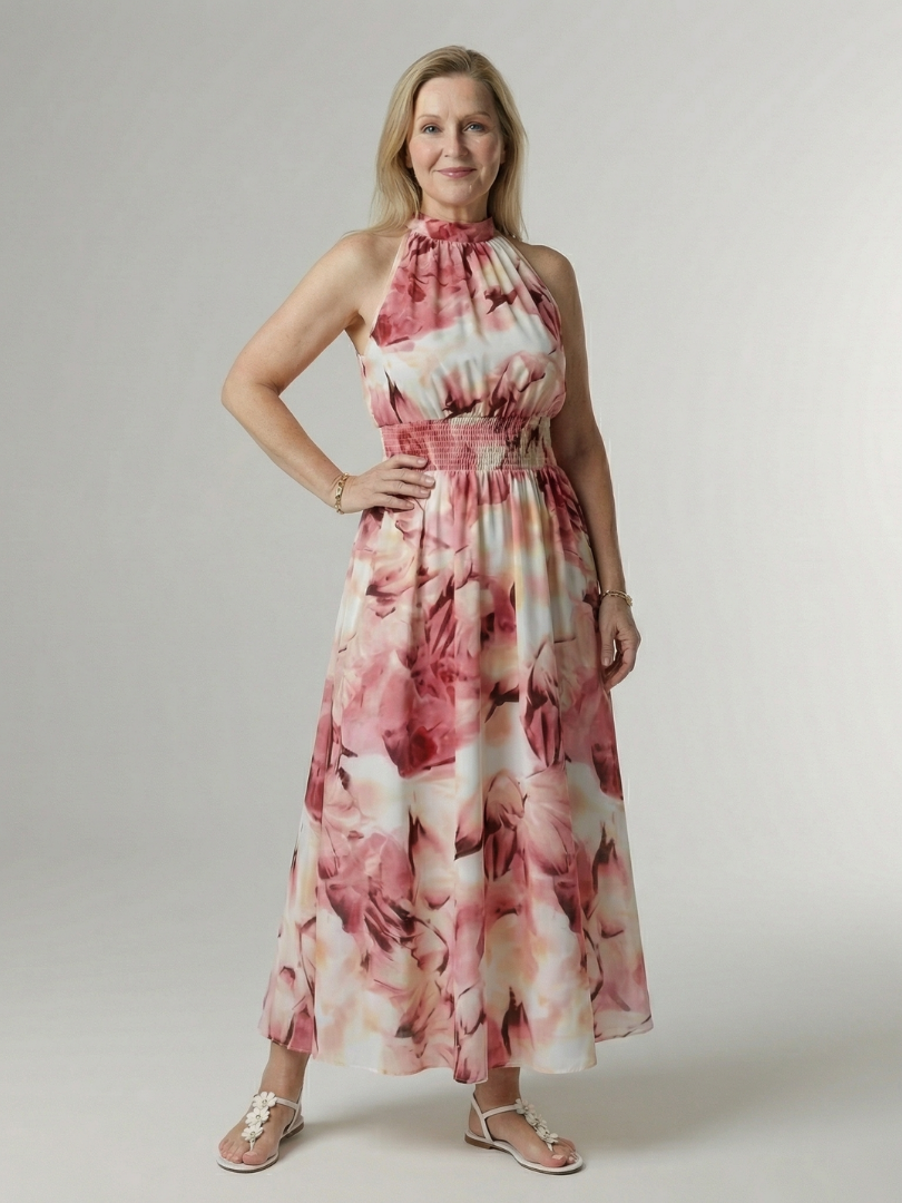 Martyna | Robe Midi Halter