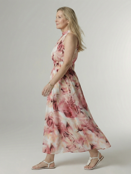 Martyna | Robe Midi Halter