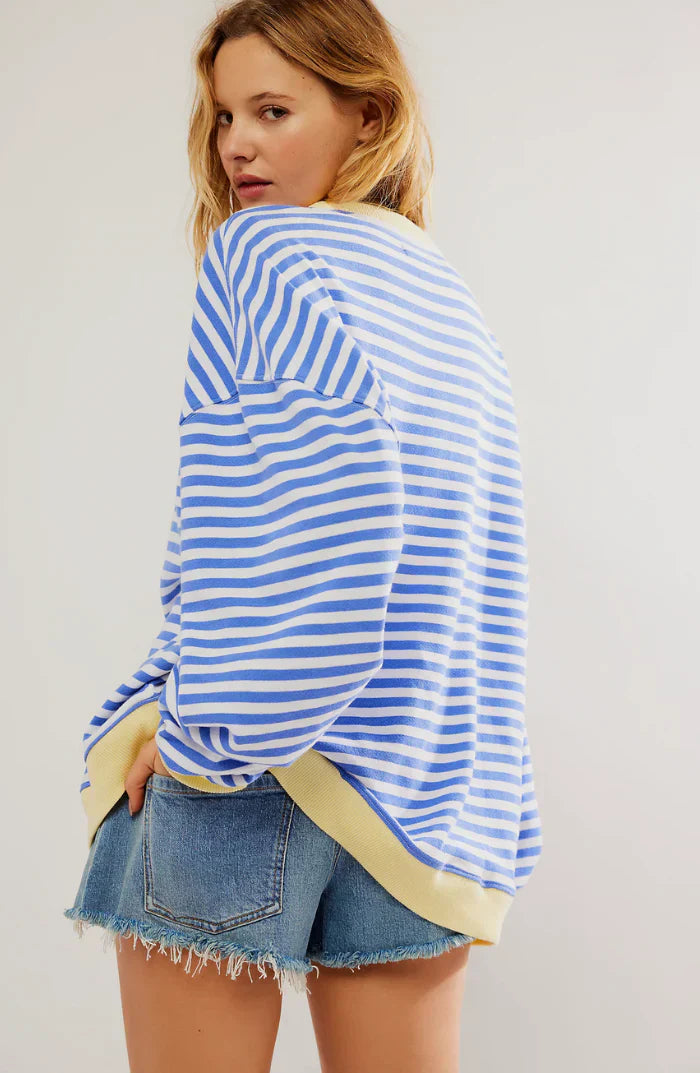 Agathe™ | Pull Rayé Oversize