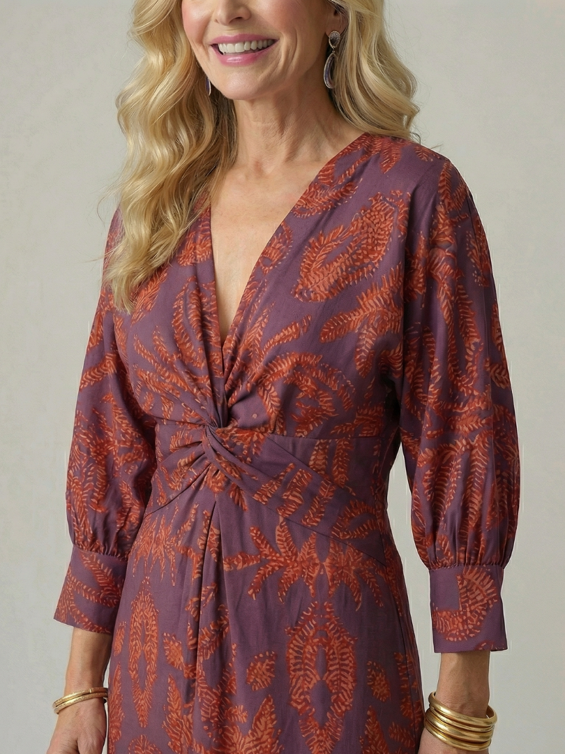 Alicja | Robe Midi Portefeuille