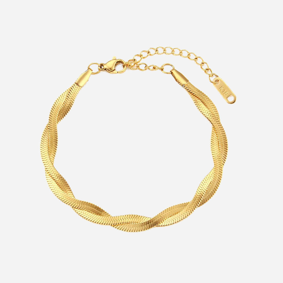 Bracelet Torsadé en Or 18K