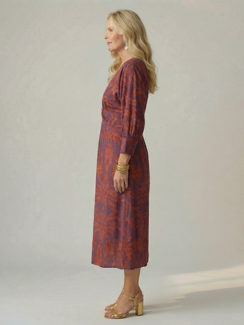Alicja | Robe Midi Portefeuille