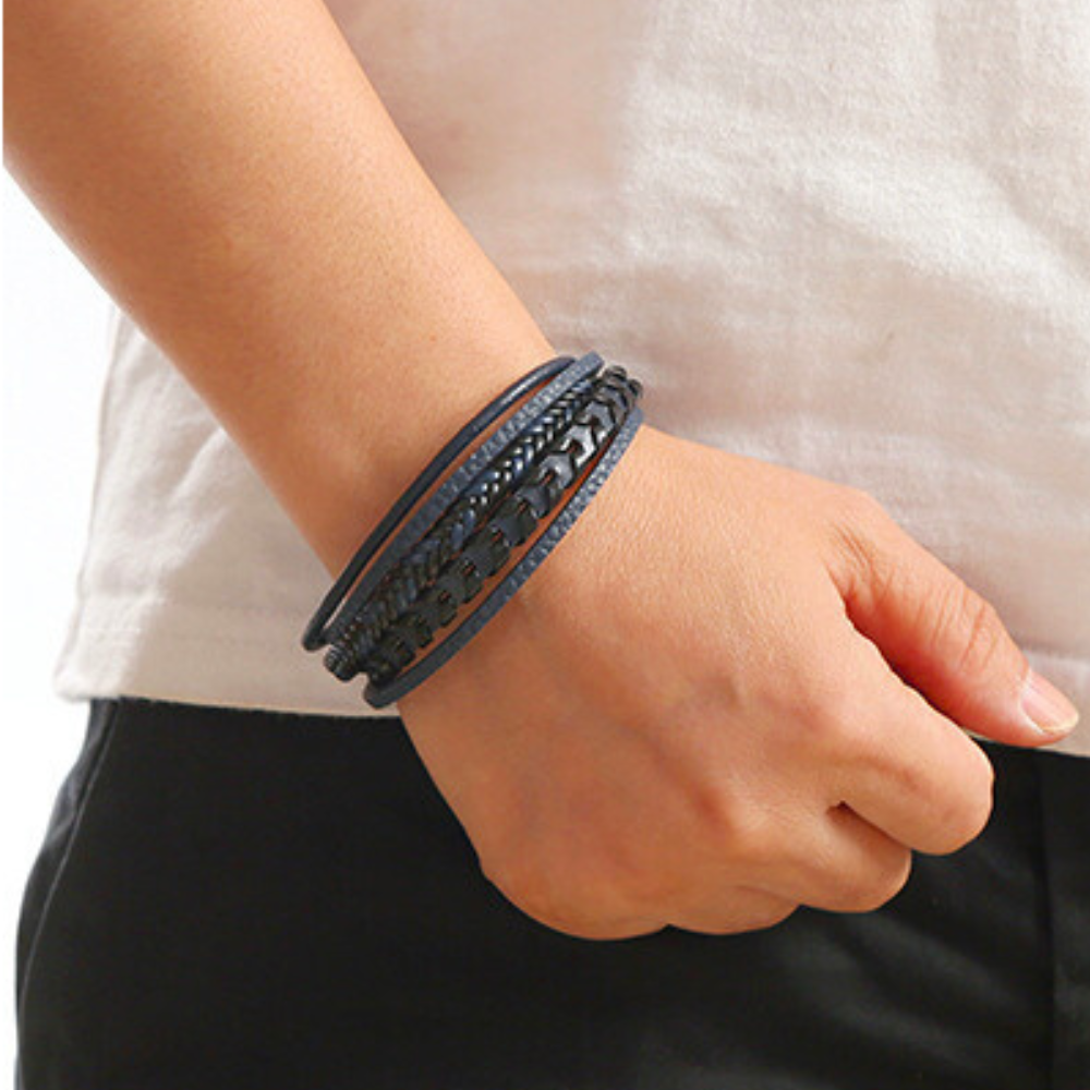 ALYON LYON | BRACELET HOMME EN CUIR DE LUXE