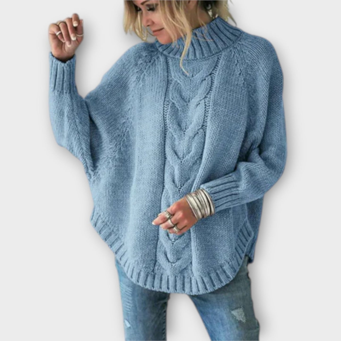 Elysian - Maglione lavorato a maglia con motivo a treccia