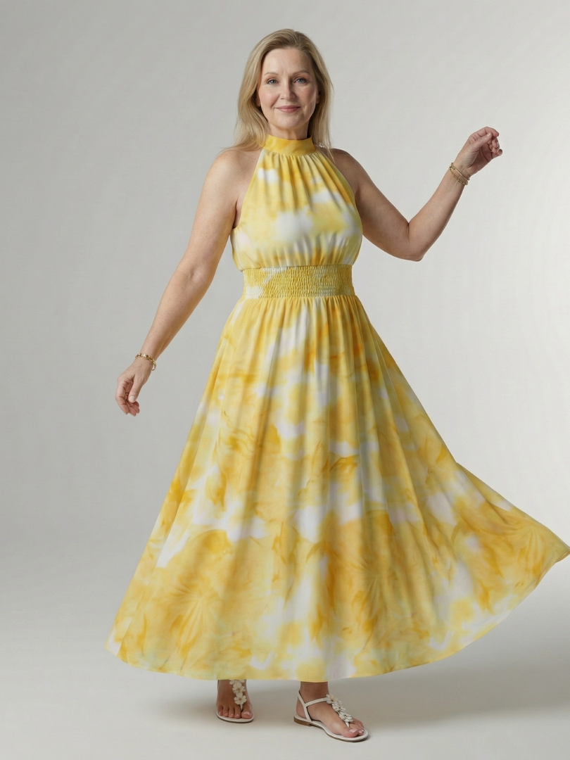 Martyna | Robe Midi Halter
