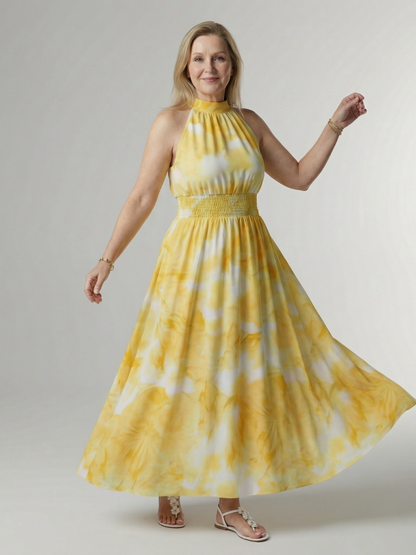 Martyna | Robe Midi Halter