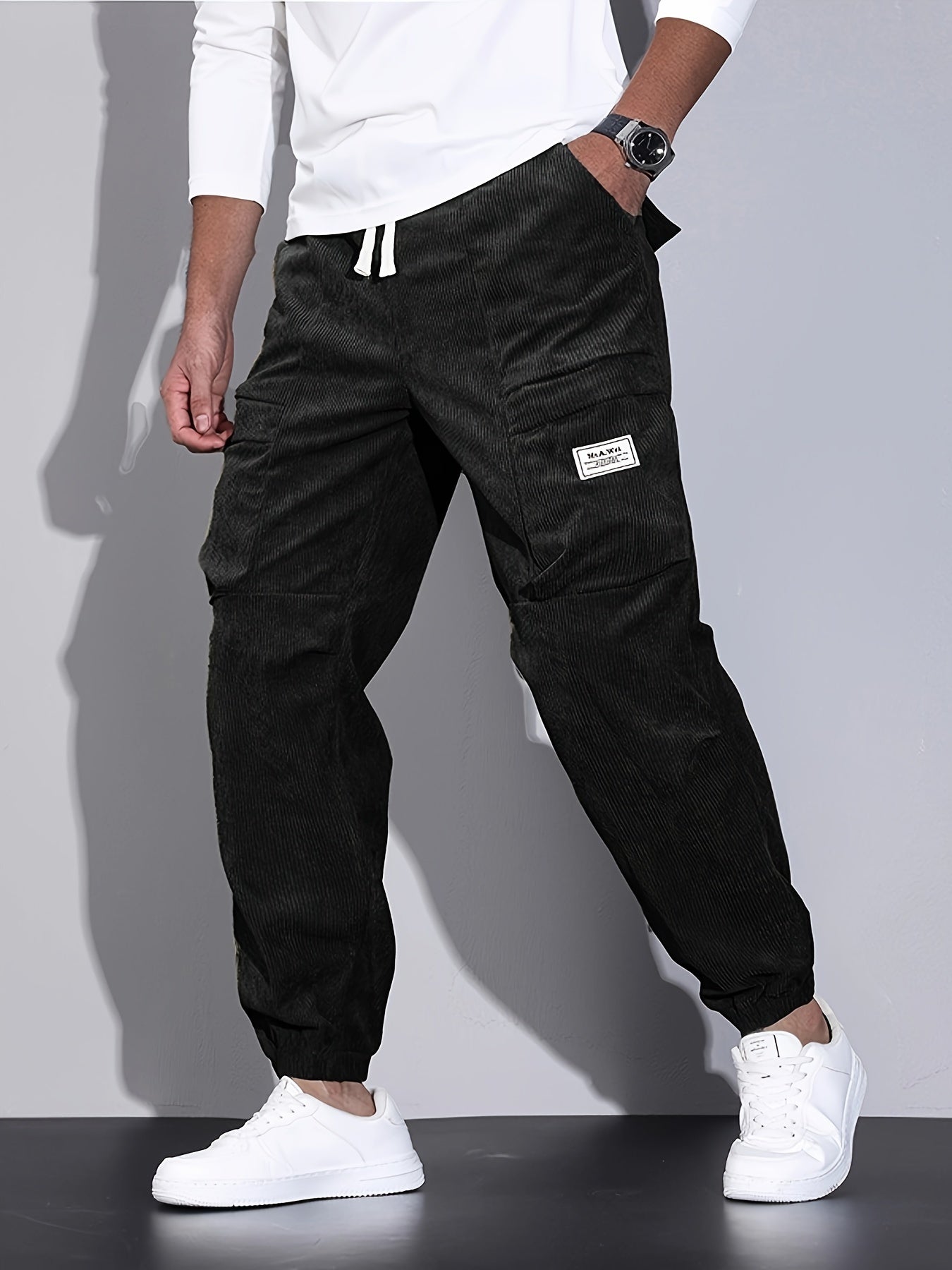 LUXSSE | PANTALONI CARGO IN CORDUROY