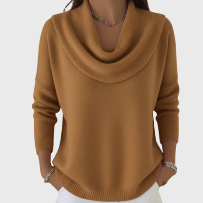 Julia | Maglia con Collo Drappeggiato