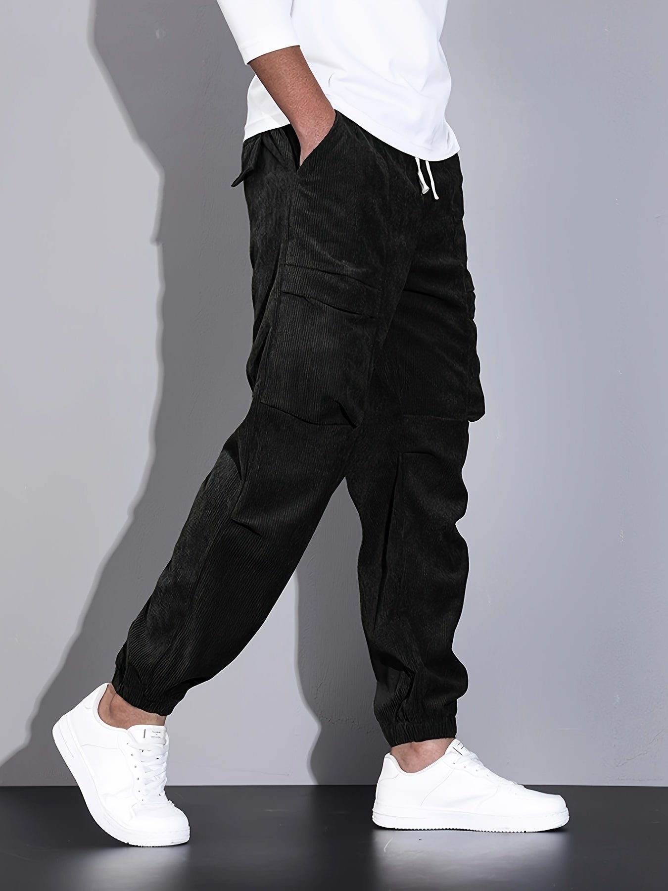 LUXSSE | PANTALONI CARGO IN CORDUROY