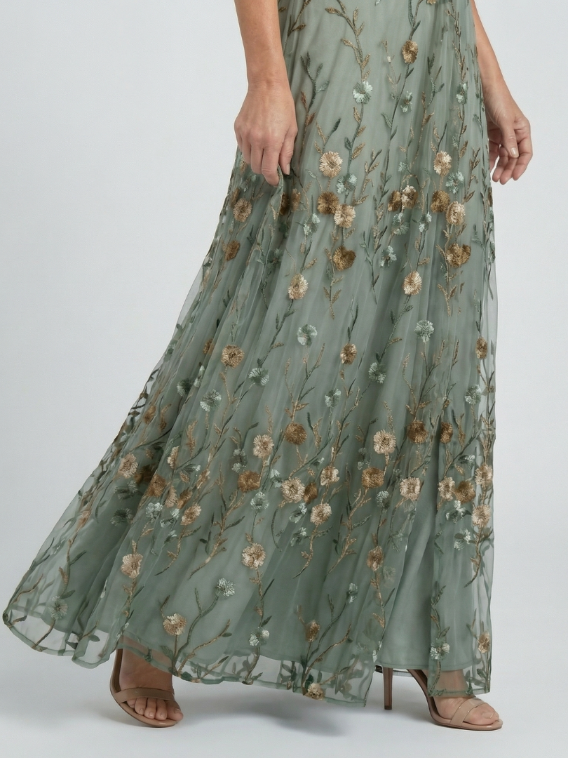 Aneta | Robe Maxi Halter Florale