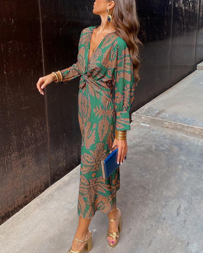 Isadora | Robe Midi Élégante et Intemporelle