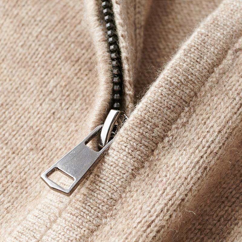 ALESSANDRO | MAGLIONE CON ZIP PREMIUM