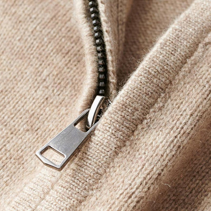 ALESSANDRO | MAGLIONE CON ZIP PREMIUM