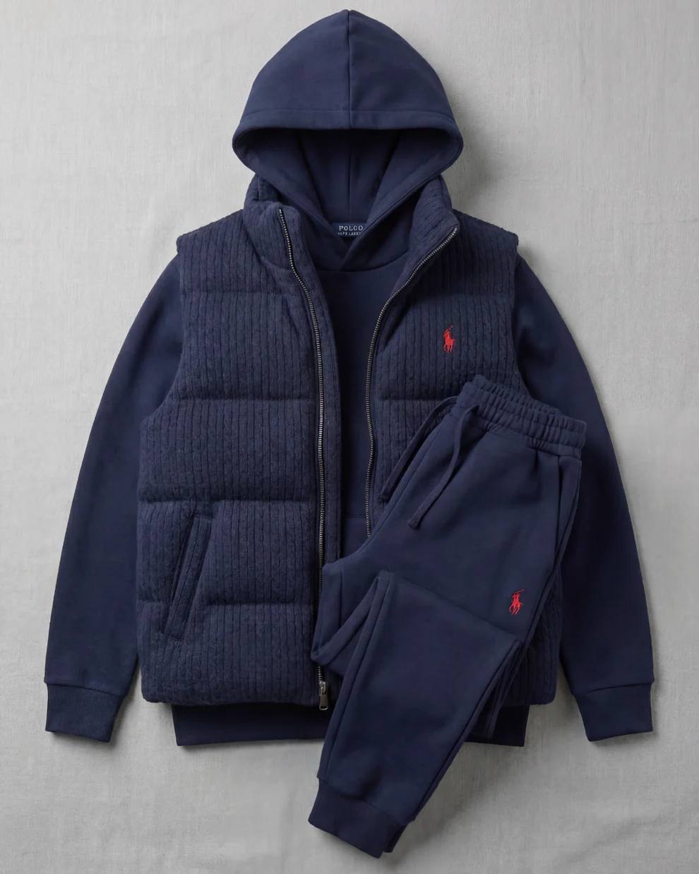 Ensemble 3 pièces RL™ – Gilet, pantalon de jogging et pull