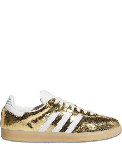 Samba OG 'Pack Métallique Craquelé' – Cuir Doré | Édition Limitée