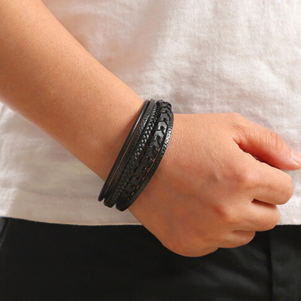 ALYON LYON | BRACELET HOMME EN CUIR DE LUXE