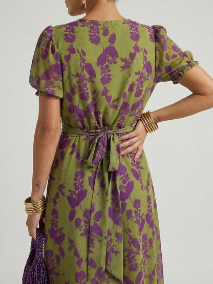 Natalia | Robe Midi Florale