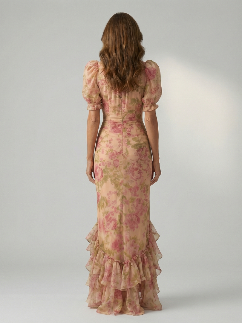 Aleksandra | Robe Maxi à Col Haut