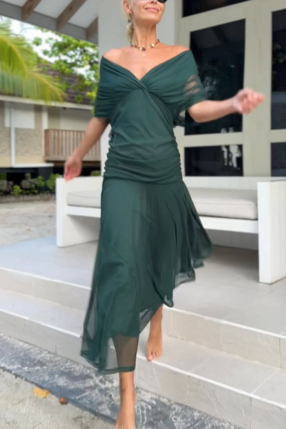 Magda™ | Robe longue élégante à décolleté en V