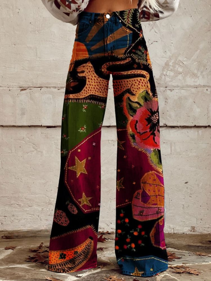 Léna - Pantalon Bohémien Chic