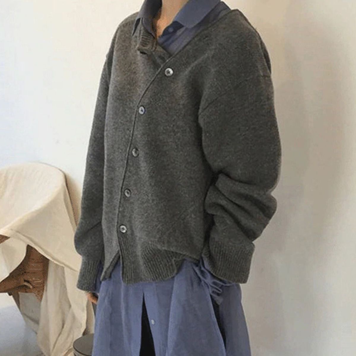Emmelie™ | Cardigan Asymétrique Élégant