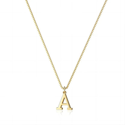 Collier Initiales en Or 18K