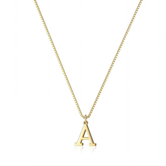 Collier Initiales en Or 18K