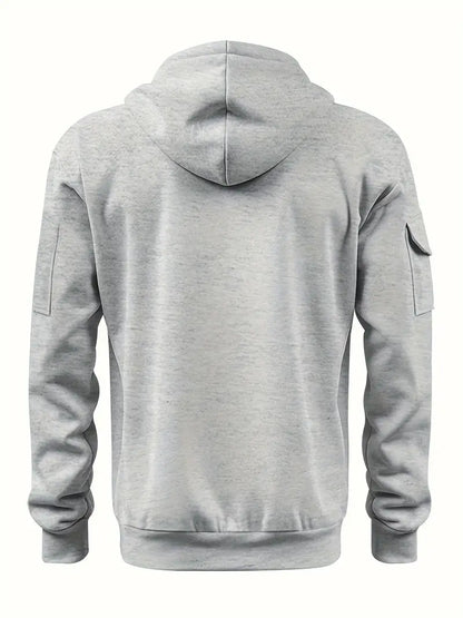 LUCA | FELPA IN PILE CASUAL CON CAPPUCCIO