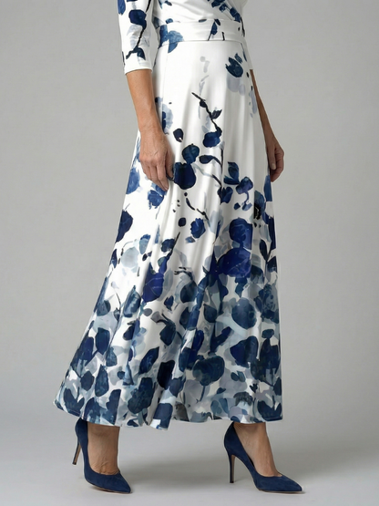 Joanna | Robe Midi à Décolleté Croisé