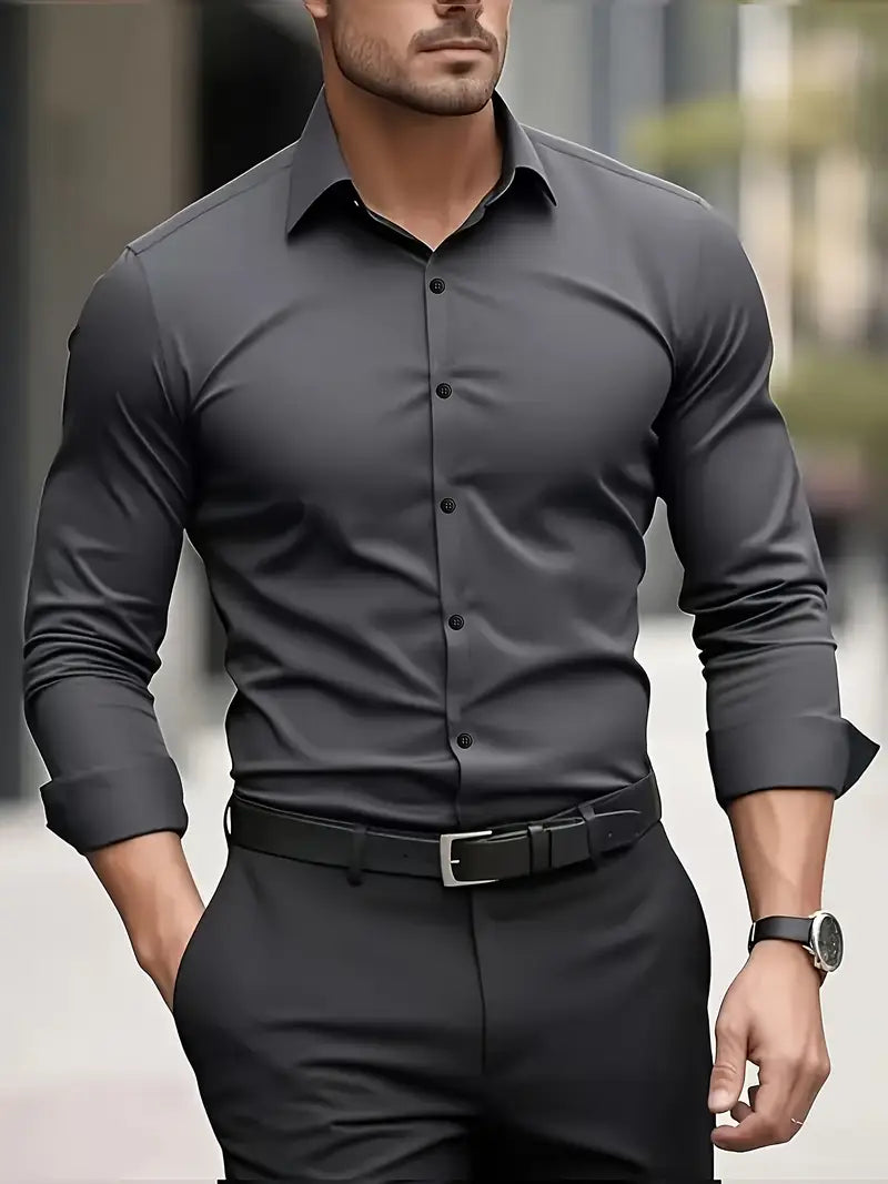 CAMICIA TRASPIRANTE A MANICHE LUNGHE