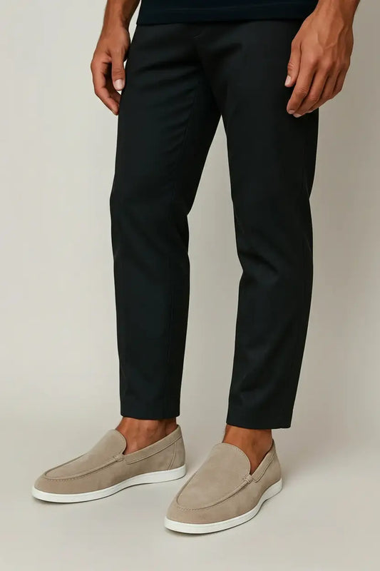 Leo™| Élégants mocassins en cuir suédé