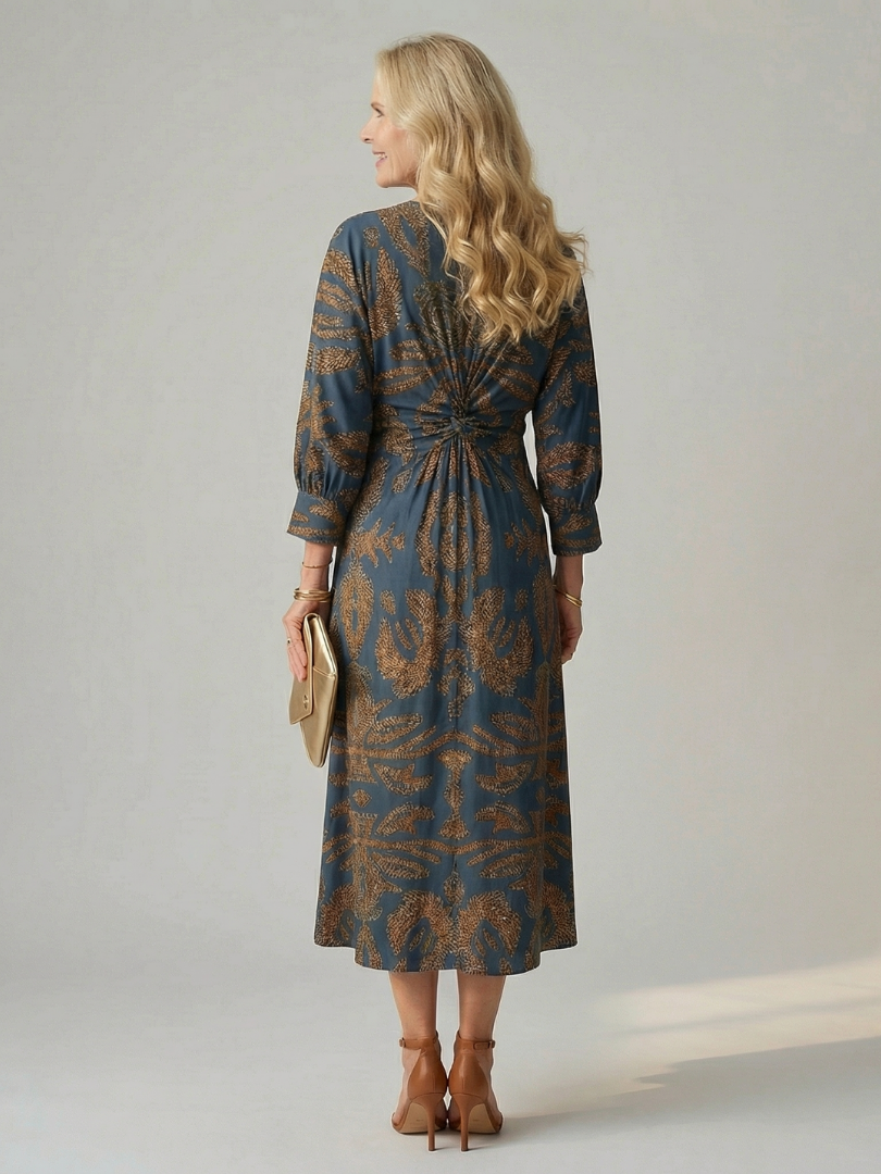 Alicja | Robe Midi Portefeuille