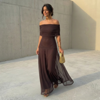 Uma | Robe Longue Fluide Élégante Jour et Nuit