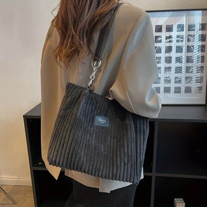 Emma™ | Sac Tote Côtelé